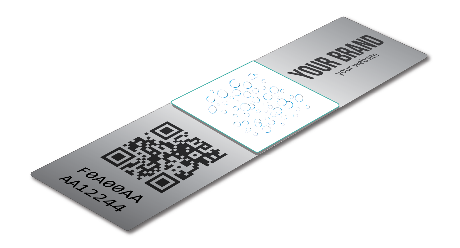 Bubble Seal for authentication, track & trace, digital marketing