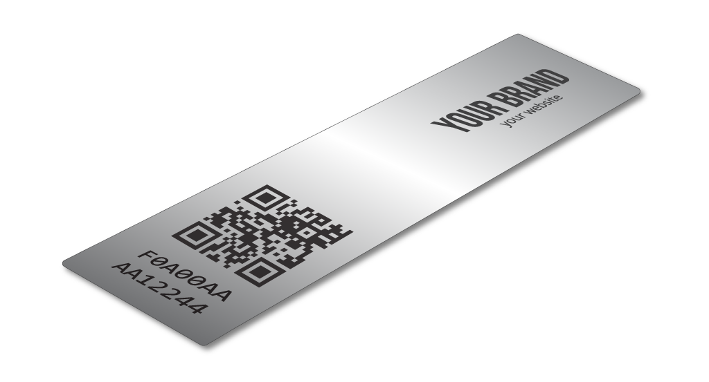 Integrity seal with QR code for track & trace, digital marketing